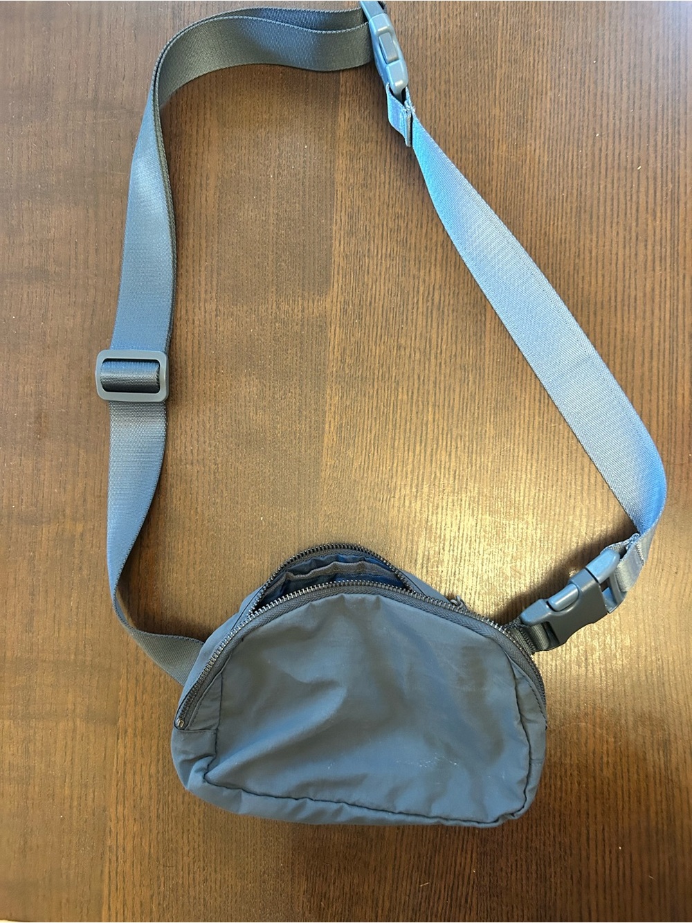 Amazon Slate Gray Belt Bag with Adjustable Strap and Extender